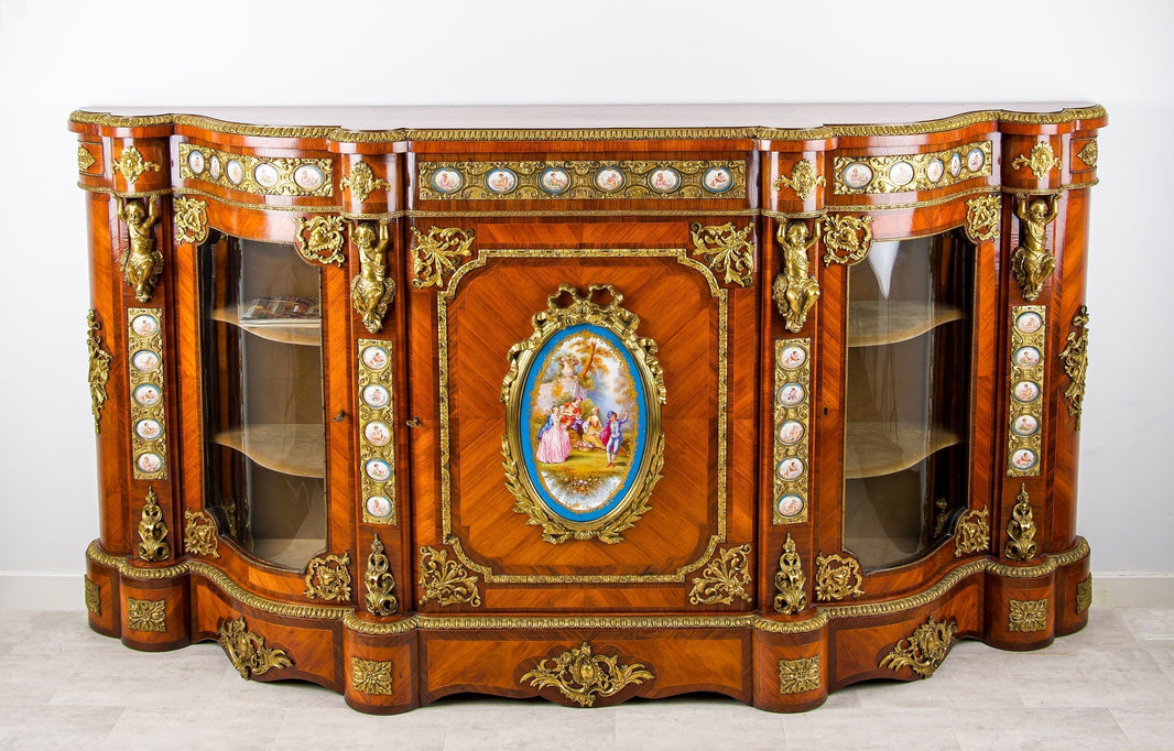 A Credenza from Great Brampton House - Kingwood, Sèvres Plaques & Country House Provenance
