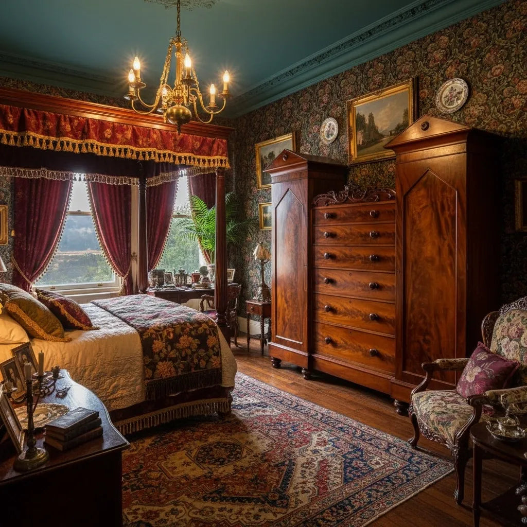 Why Flame Mahogany Defined Victorian Luxury Furniture