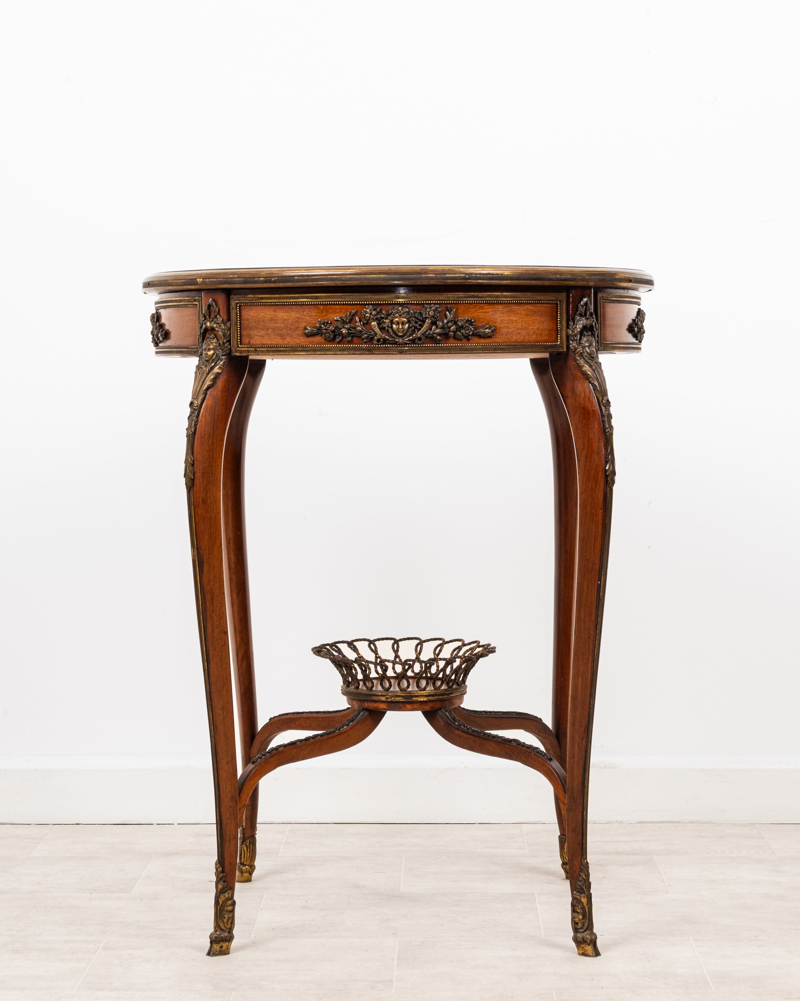 Exceptional French Kingwood Centre Table In The Manner Of François Linke c.1880